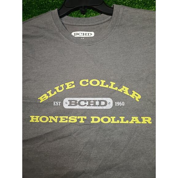 New Lincoln Outfitters Men's Gray BCHD Graphic T-Shirt - Picture 2 of 7